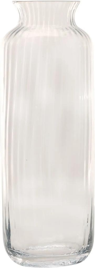 Vaso Bianco & Nero Optic 30,5X12Cm  Transparente