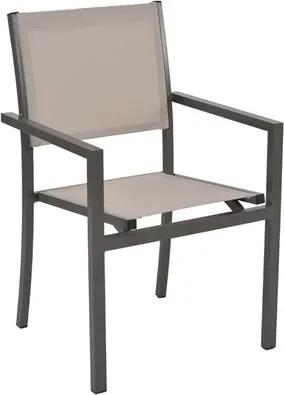 Cadeira Labrum em Alumínio - Bege