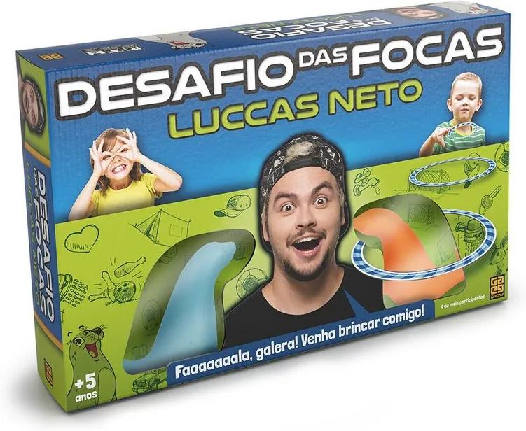Jogo Desafio das Focas - Luccas Neto - Grow