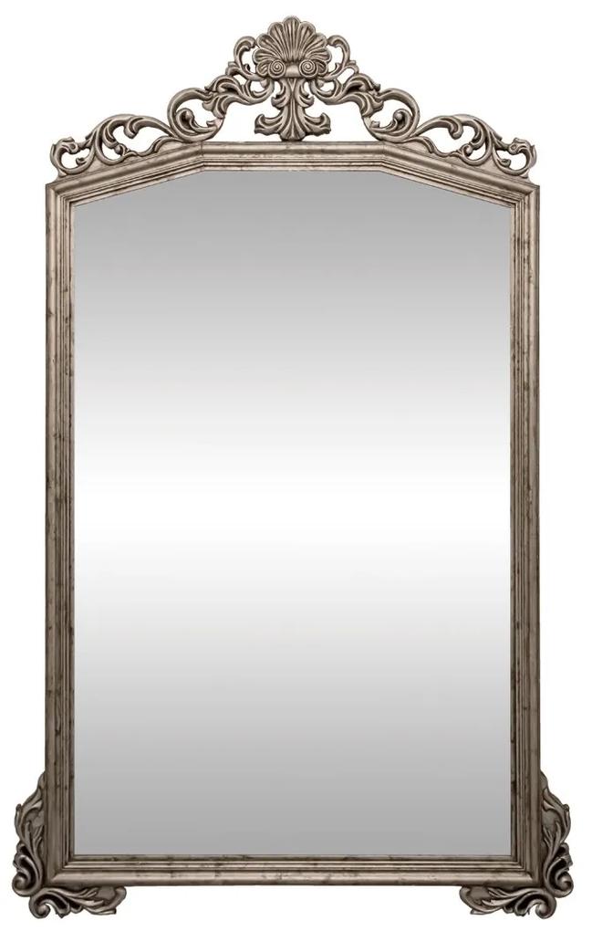Espelho Jolie Vertical Quartzo Moldura com Detalhe Entalhado Design Clássico