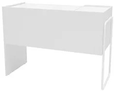 Penteadeira Com Espelho 115cm 2 Gavetas Columbia Branco - Politorno