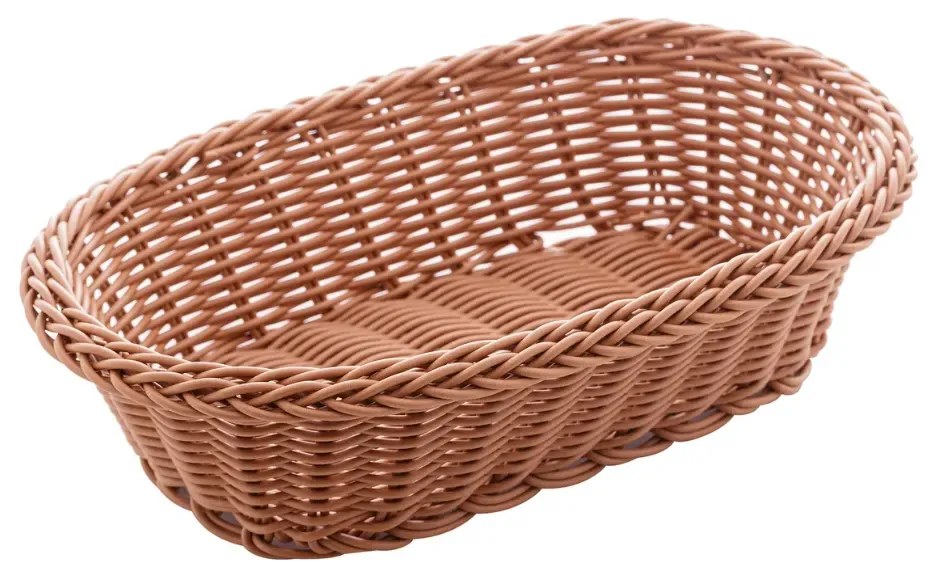 Cesta Em Rattan Oval 24Cm - Lyor