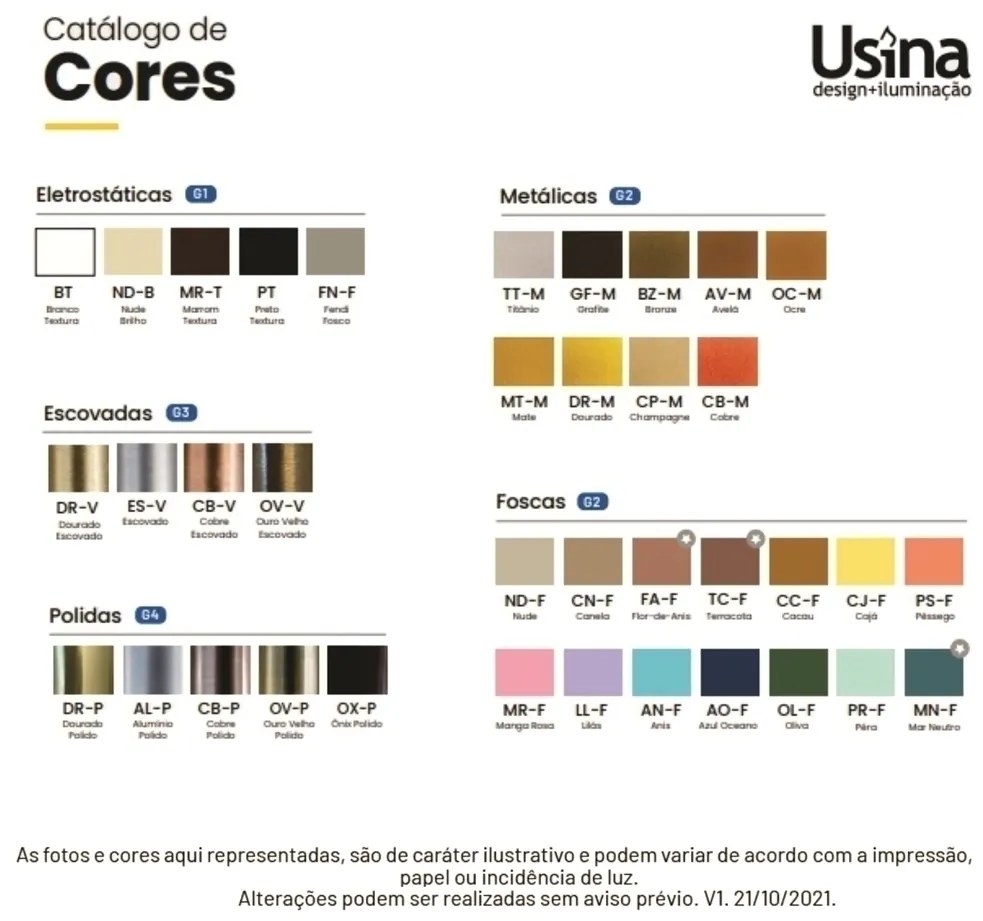 Pendente Let 02 Foco 61,8X11,5X150,4Cm Led 37W - Usina 19770/1500 (PT / DR-P - Preto Texturizado / Dourado Brilho Polído, 3000k)