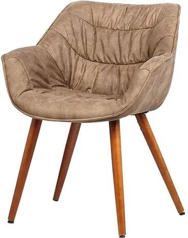 Cadeira com Braco Bumpee Vintage Marrom - 37953 - Sun House