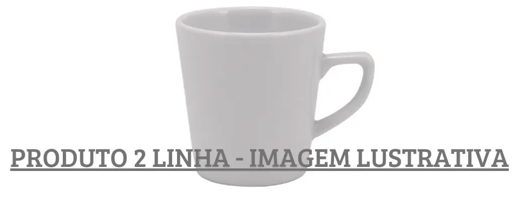 Xícara Café Sem Pires 70Ml Porcelana Schmidt - Mod. Aspen 241