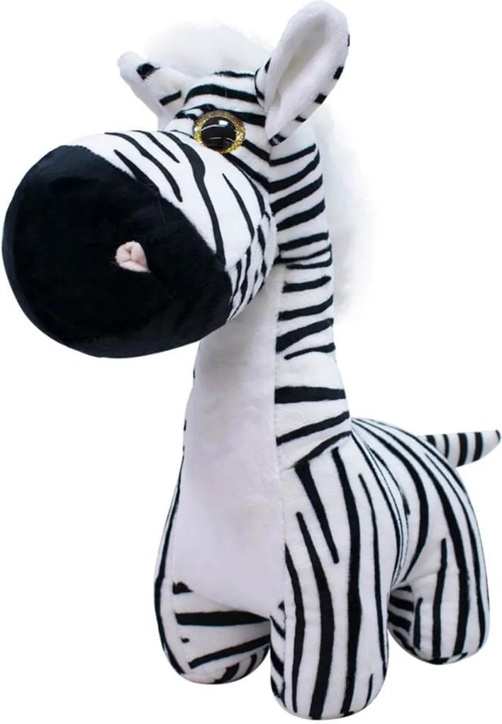 Pelúcia Minas de Presentes Zebra Branco