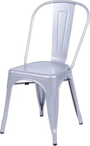 Cadeira Iron Sem Braço Cinza Or Design