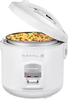 Panela de Arroz Elétrica Gourmet Branca 127V Multilaser - CE