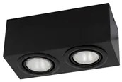 Plafon Sobrepor Aluminio Preto Fosco 11Cm - PRETO