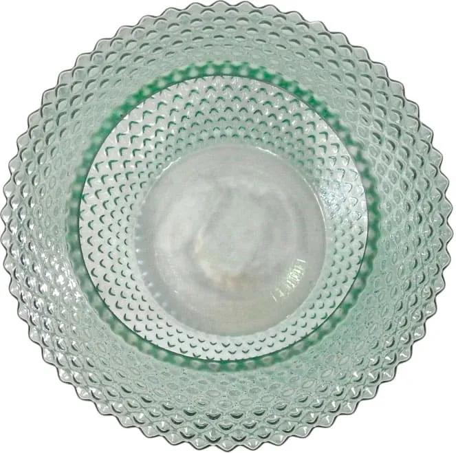 Vaso Decorativo em Vidro na Cor Verde - 20cm
