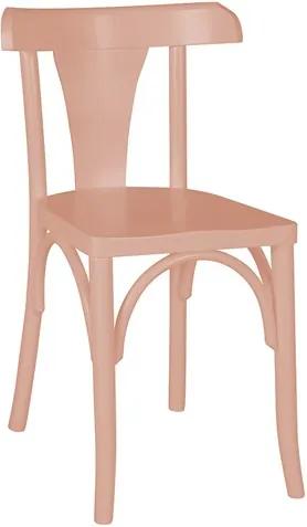 Cadeira Modri em Madeira Maciça - Rosa Claro
