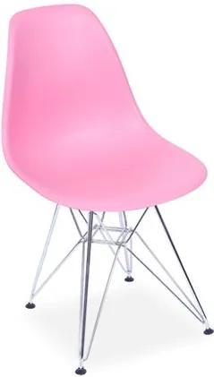 Cadeira Decorativa, Rosa, Eames DSR