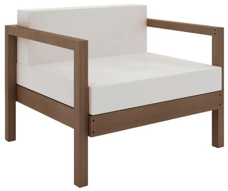 Sofá Componível Lazy 1 Lugar (almofadas não acompanham o produto) - Wood Prime MR 218598