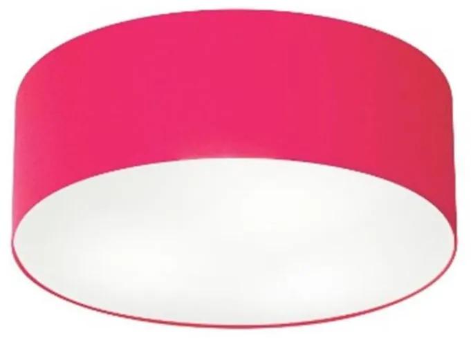 Plafon Para Sala de Estar Cilíndrico SE-3046 Cúpula Cor Rosa Pink