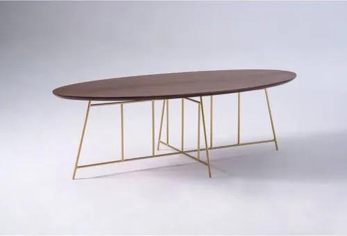 Mesa de Centro Tese 110 cm - Bronze/Imbuia