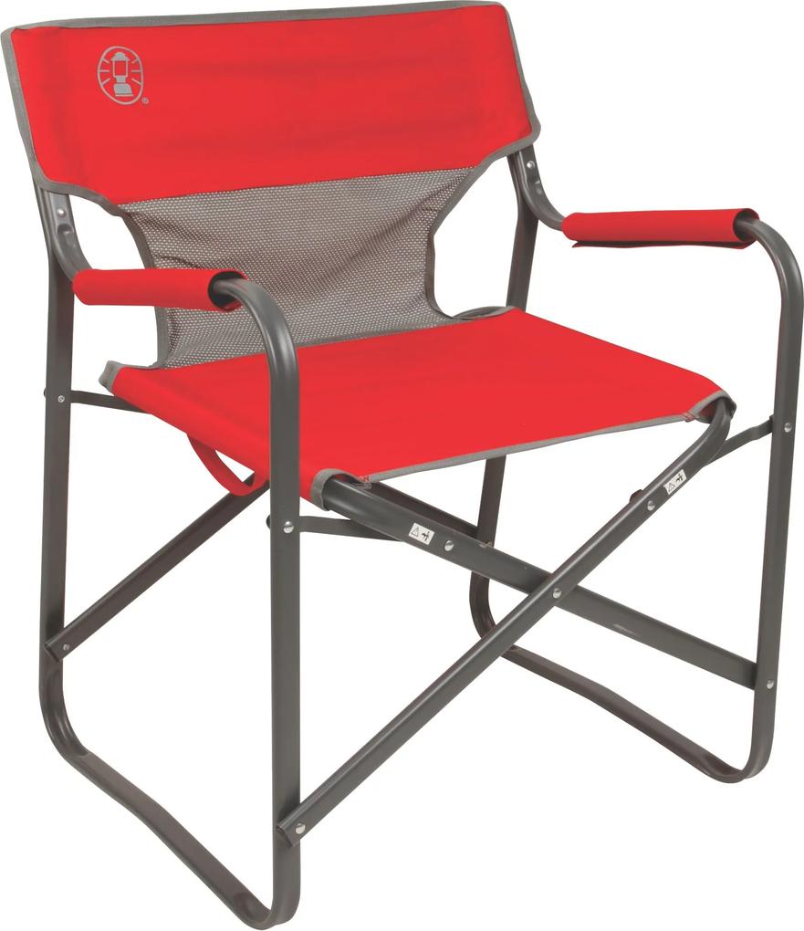 Cadeira Dobravel Steel Deck Vermelho - Coleman