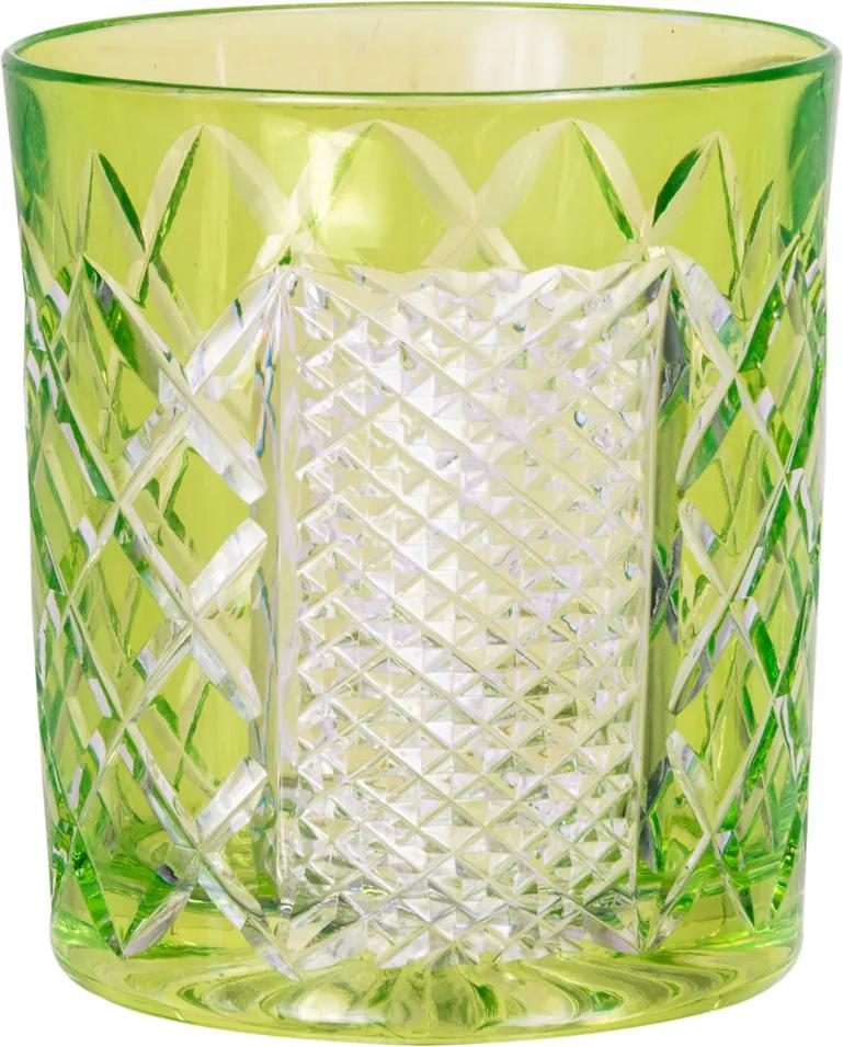 Copo de cristal Lodz para Água de 320 ml – Verde Oliva