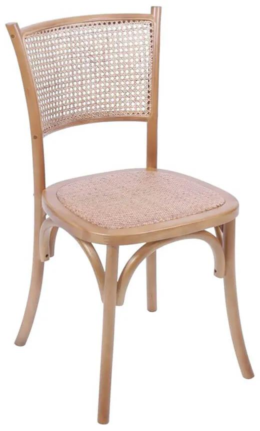 Cadeira Zimba – Natural com Rattan