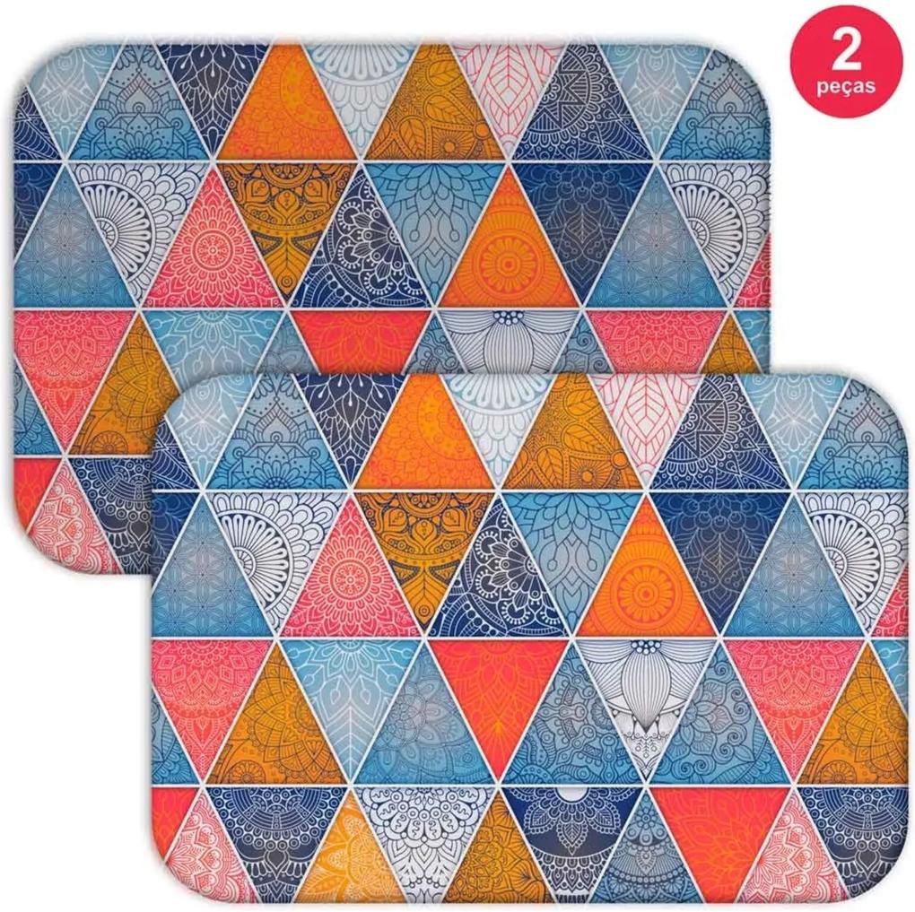 Jogo Americano Love Decor Geometric Abstract Mandalas Colorido