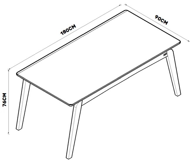 Conjunto Mesa De Jantar Detroit 1.8 Off White/Nature Com 6 Cadeiras Detroit Nature/Areia – Tebarrot Móveis