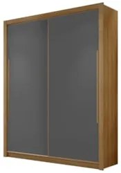 Guarda Roupa Solteiro 188cm 2 Portas Flex Dubai Nature/Camarim - Vila