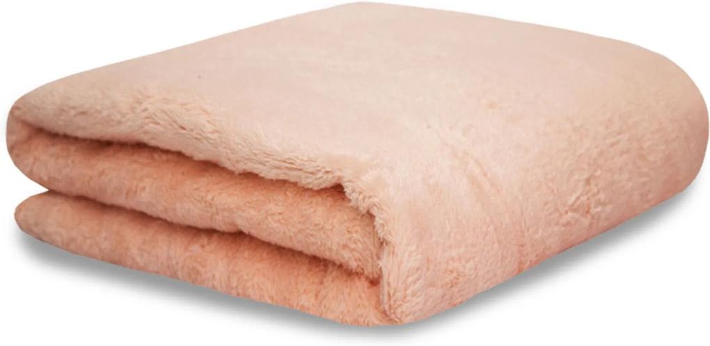 Mantinha Soft Fleece Premium 2,00m x 1,80m Rosa Pessêgo