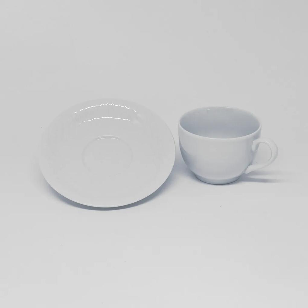 Xícara Café Com Pires 80 Ml Porcelana Schmidt - Mod. 998