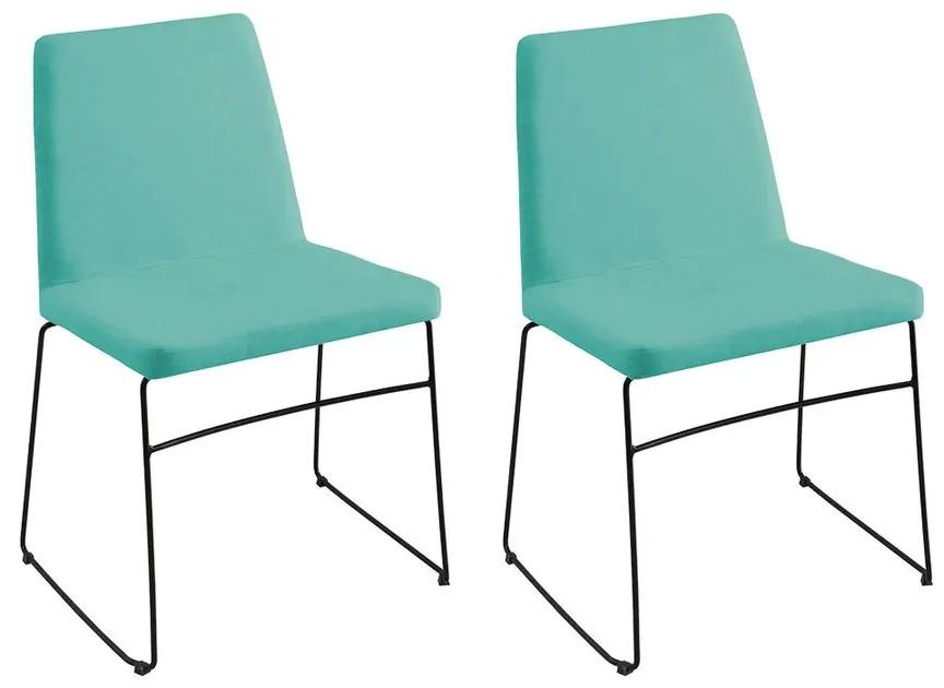 Conjunto 2 Cadeiras Regna Base Aramado - WF 56141