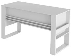 Mesa Para Computador Escrivaninha ME4146 Branco - Tecno Mobili