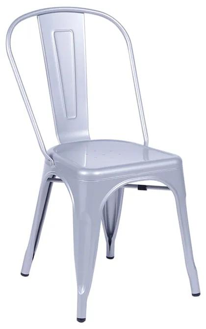 Cadeira Tolix - Cinza Metálico
