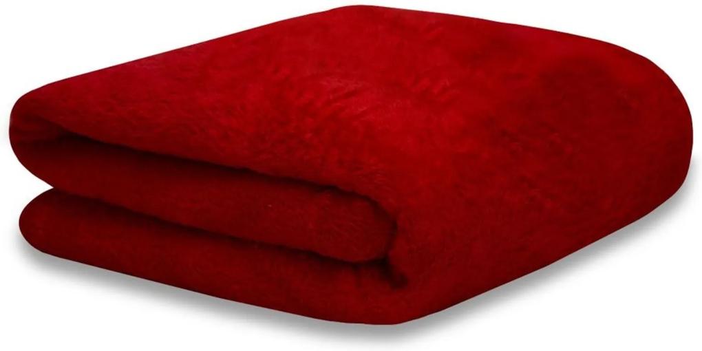 Mantinha Soft Fleece Premium 2,00m x 1,80m Vermelho