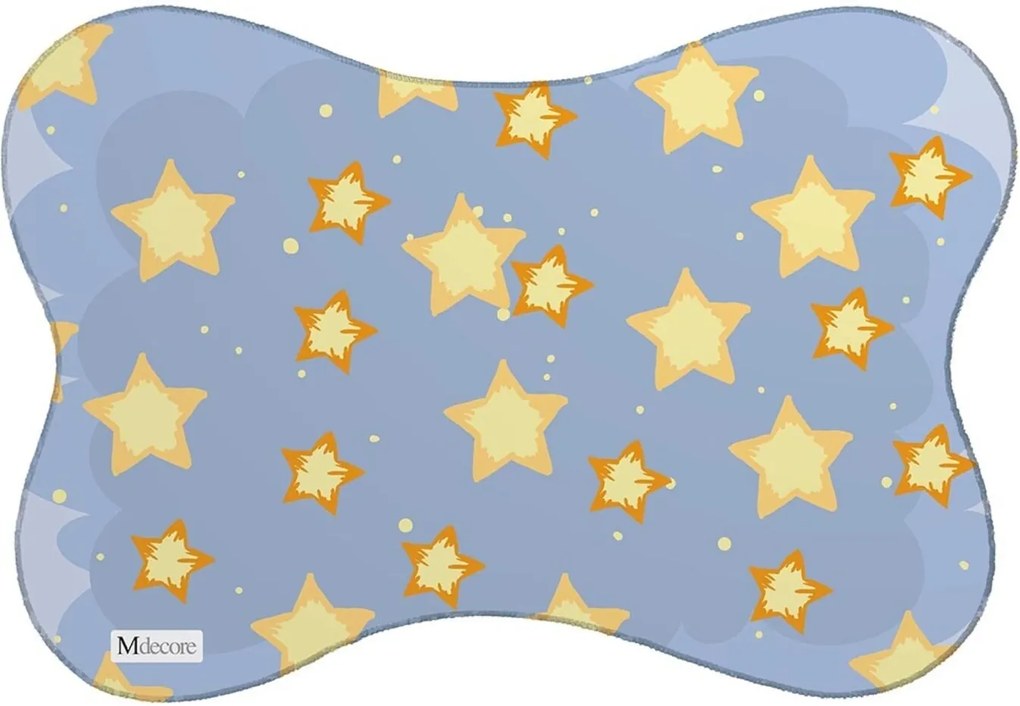 Tapete PET Mdecore Estrelas Azul 46x33cm