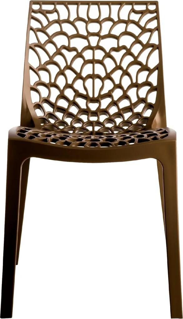 Cadeira sem Braços Gruvyer OR Design - Café