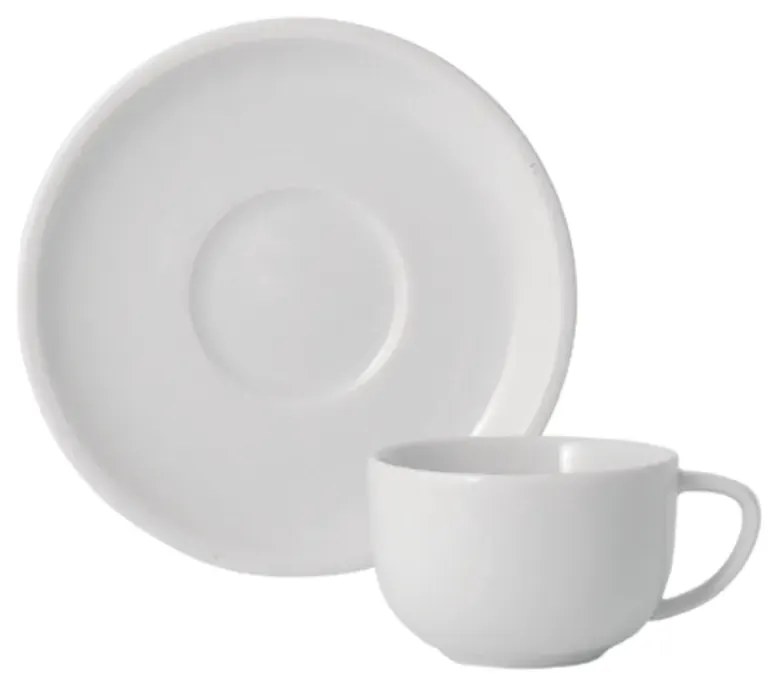 Xicara Café Com Pires 100Ml Porcelana Schmidt - Mod. Oca 203