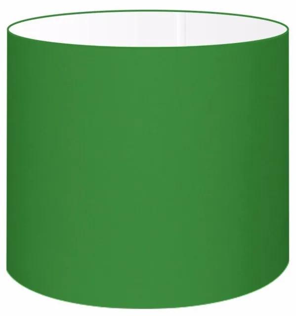 Cúpula em Tecido Cilíndrico Abajur Luminária Cp-4143 35x25cm Verde Folha