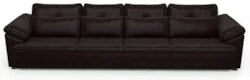 Sofá Retrátil 4 Lugares Para Sala 339cm Dijon Couro Bordô S07 - Mpozen