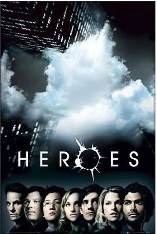 Gravura Poster Para Quadros Série Heroes 60x90cm