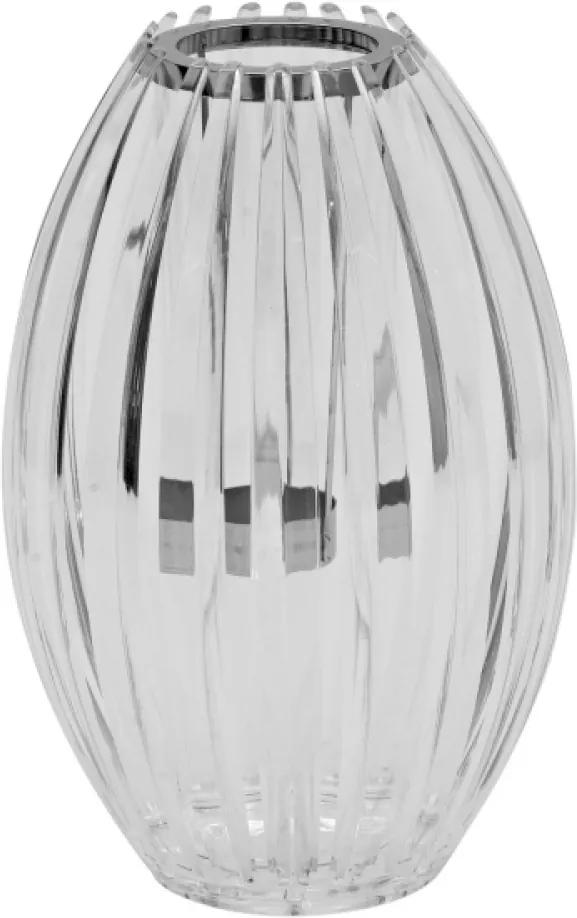 castiçal MARIA CLARA vidro transparente 27cm Ilunato SD0054