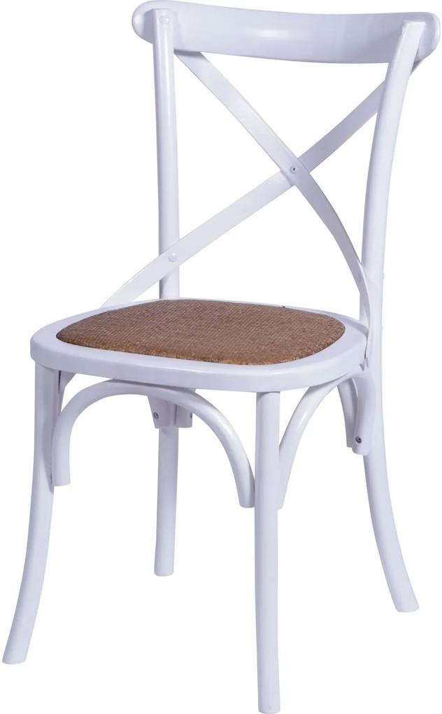 Cadeira Cross Madeira Branco OR Design