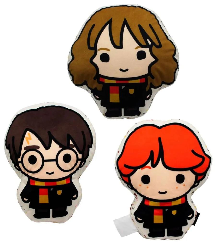 Kit 3 Almofadas Decorativa Harry Potter Harry Hermione e Ron