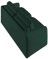 Sofá Cama Casal para Sala 196cm Polska Z08 Veludo Verde - Mpozenato