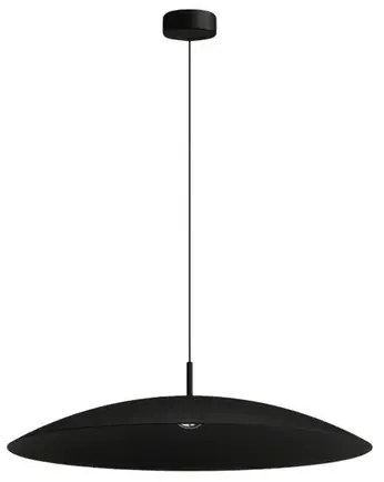 Pendente Led Aluminio 17W 60 3000K 90Cm Plato - PRETO