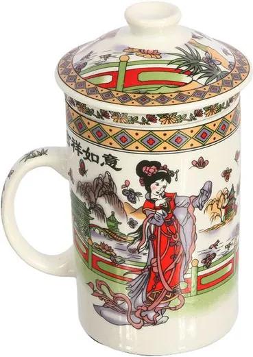 Xícara de Chá em Cerâmica | Gueixa