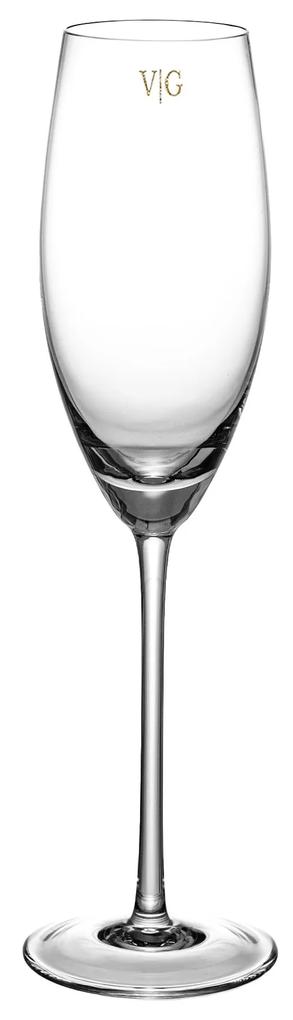 Taça de Cristal p/ Espumante 205 ml Incolor