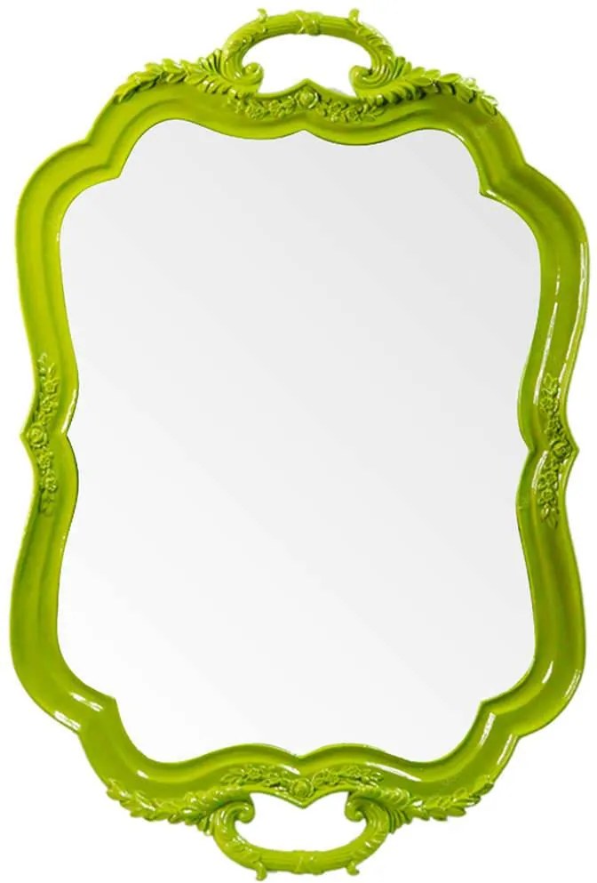 Espelho Tray Verde em Resina - Urban - 46x31,2 cm