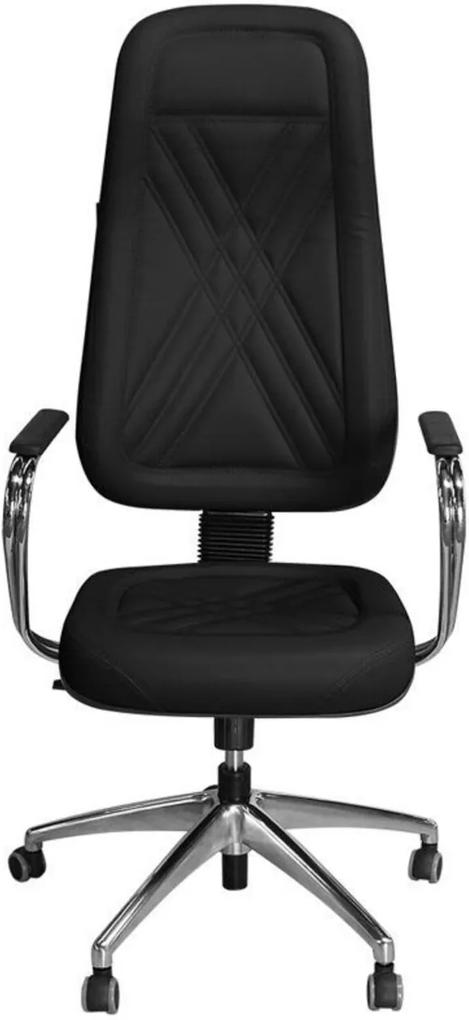 Cadeira Pethiflex Pp-01Gcbc Giratória Couro Preto
