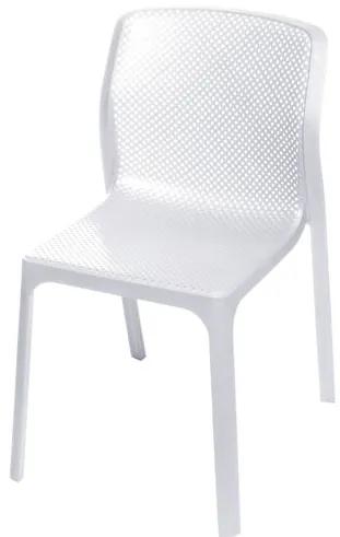 Cadeira Bit Nard Empilhavel Polipropileno Branca - 53554 Sun House