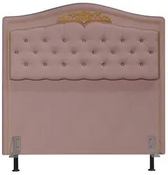 Cabeceira Cama Box Casal Queen 160cm com Tachas Imperial Veludo J02 Ro