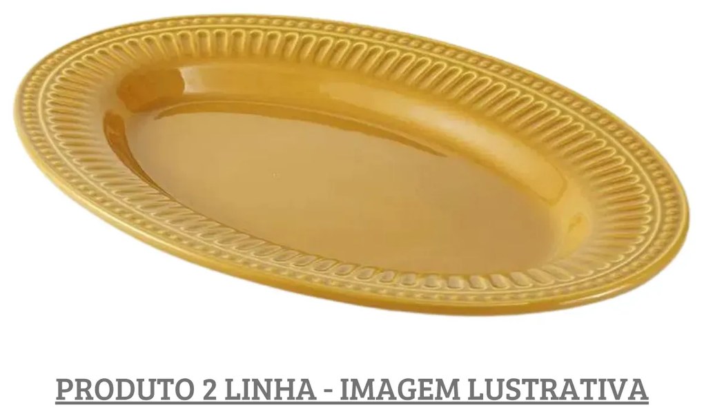 Travessa 36Cm Pérgamo Média Curry - Porto Brasil 2° Linha