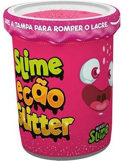 Slime Ecão Glitter - 110g - Rosa - DTC